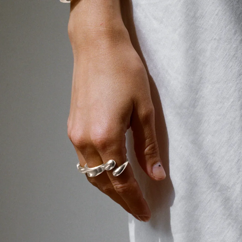 THE AVA RING - sterling silver