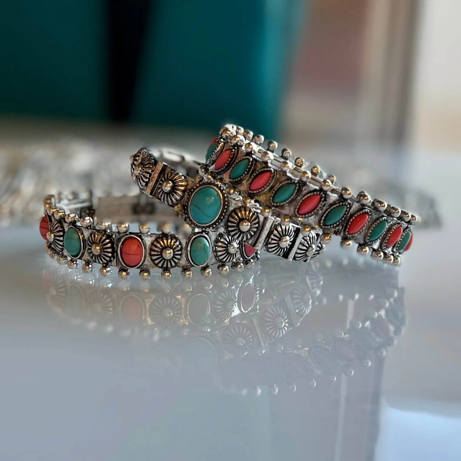 Three's Company Pink Bracelet Set
