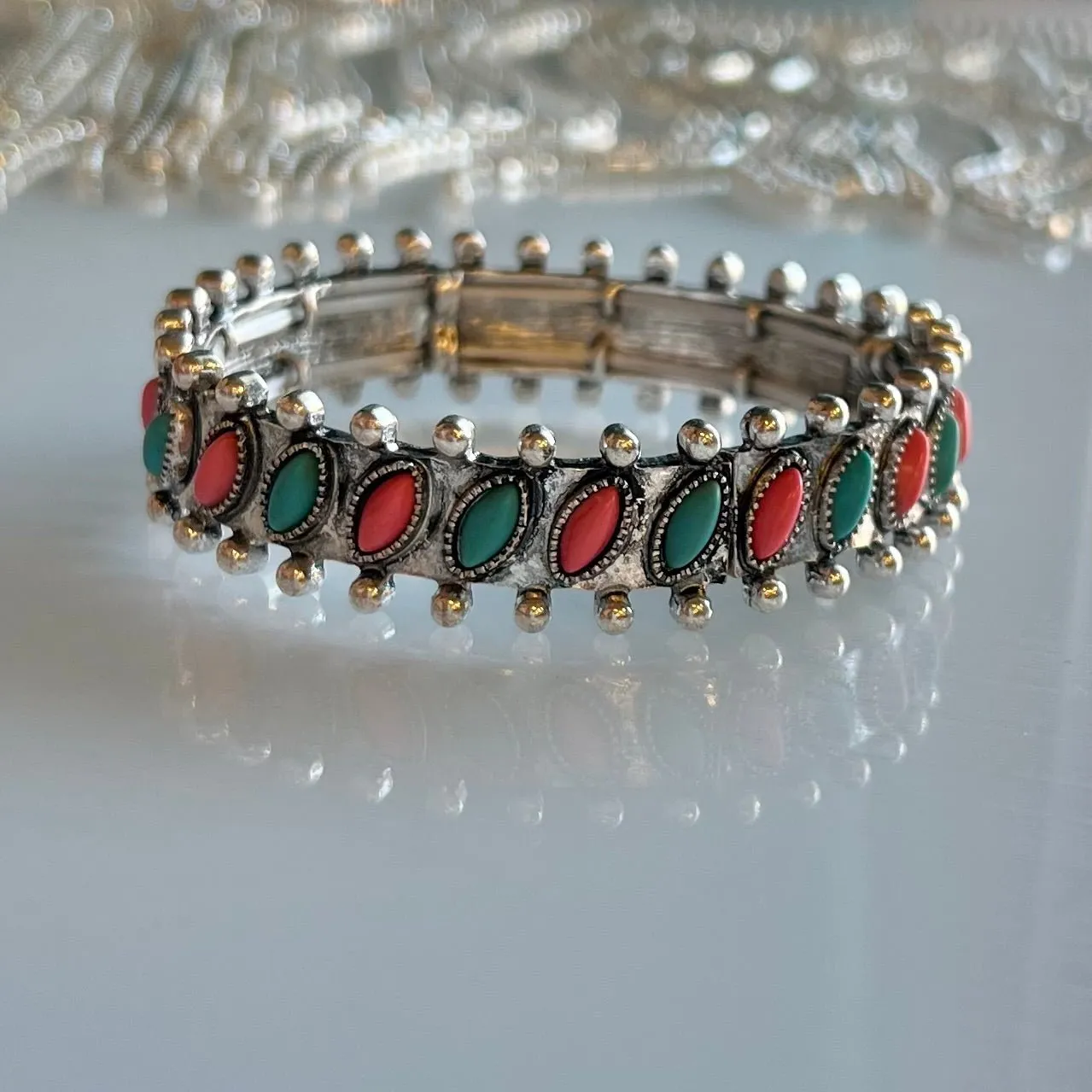 Three's Company Pink Bracelet Set
