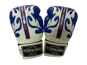 Top King Boxing Gloves TKBGWS World Series BLUE NO AIR