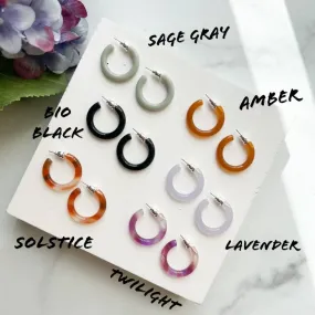 Ultra Mini Hoop in Amber