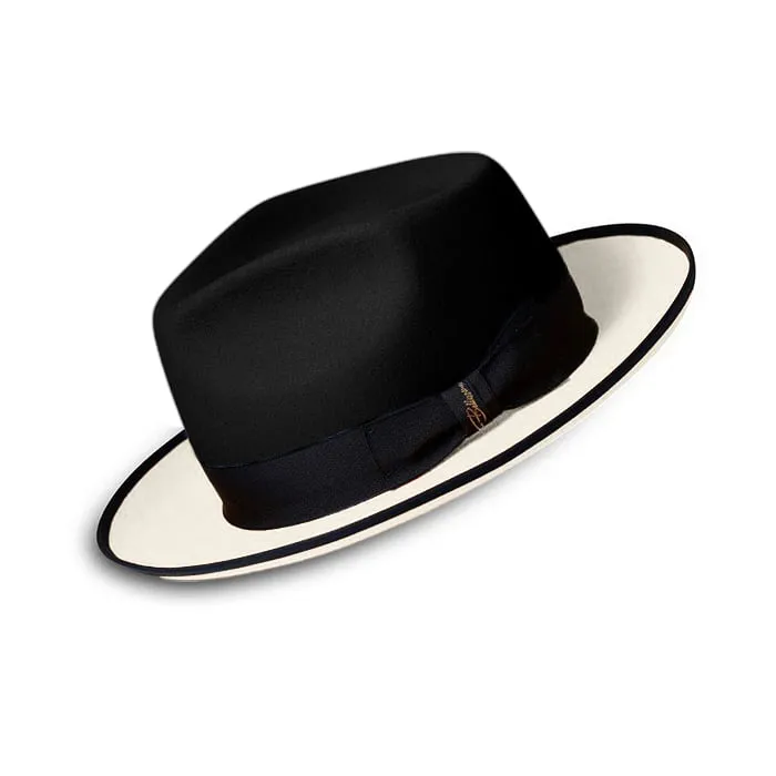 Urban Two Tone Fedora-Black Pink