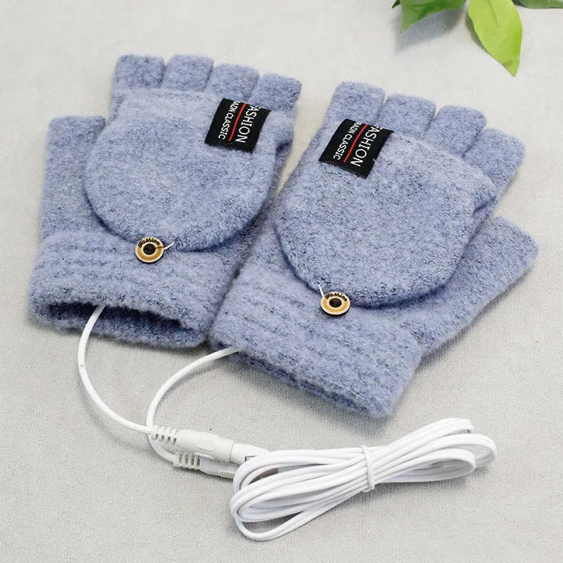 USB touch screen warm heating gloves