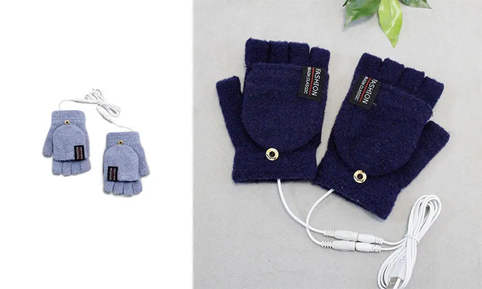USB touch screen warm heating gloves
