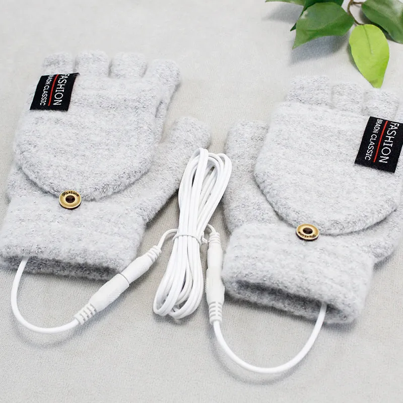 USB touch screen warm heating gloves