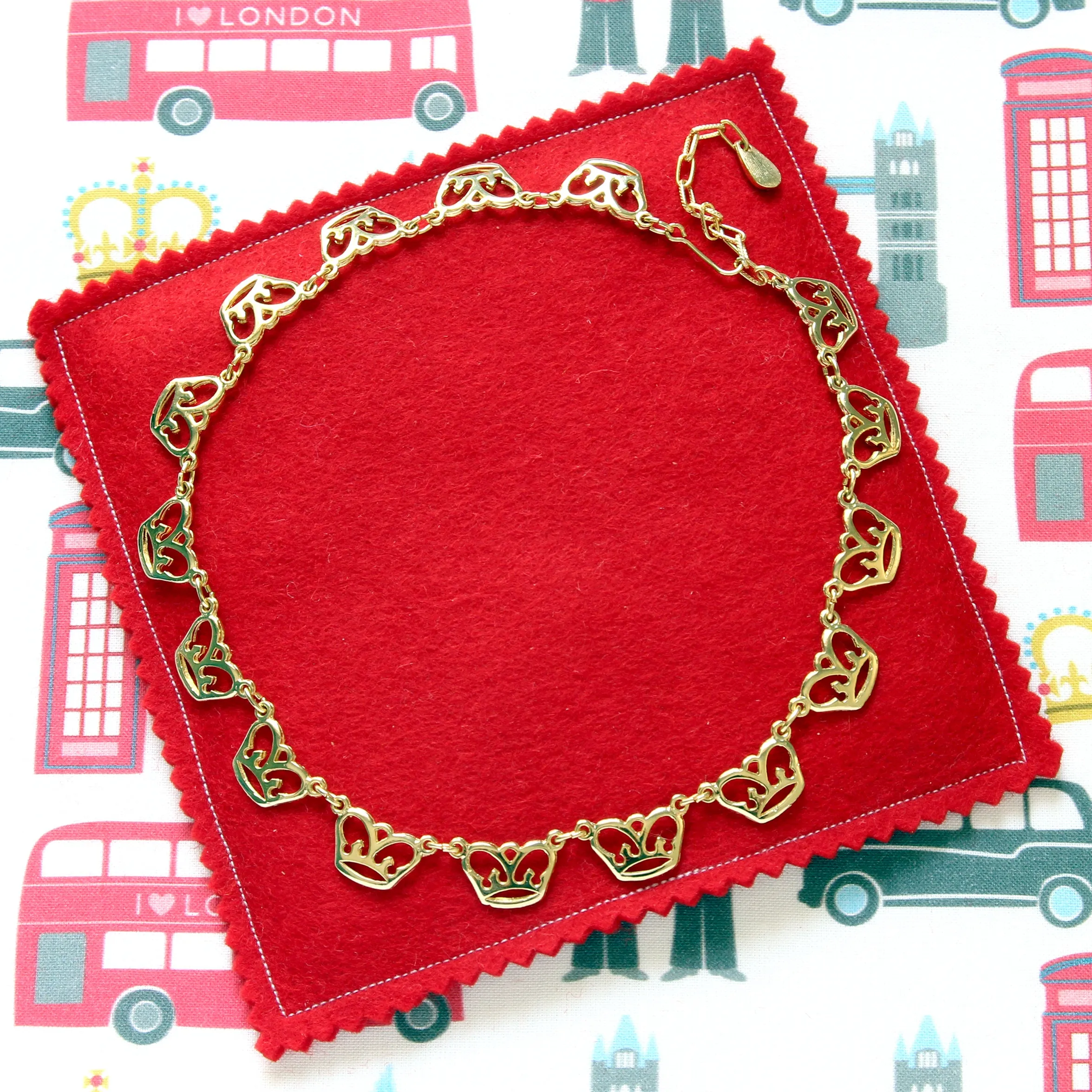 Vintage Crowns Necklace