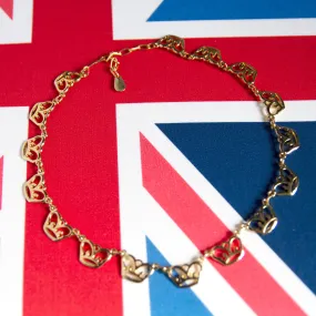 Vintage Crowns Necklace