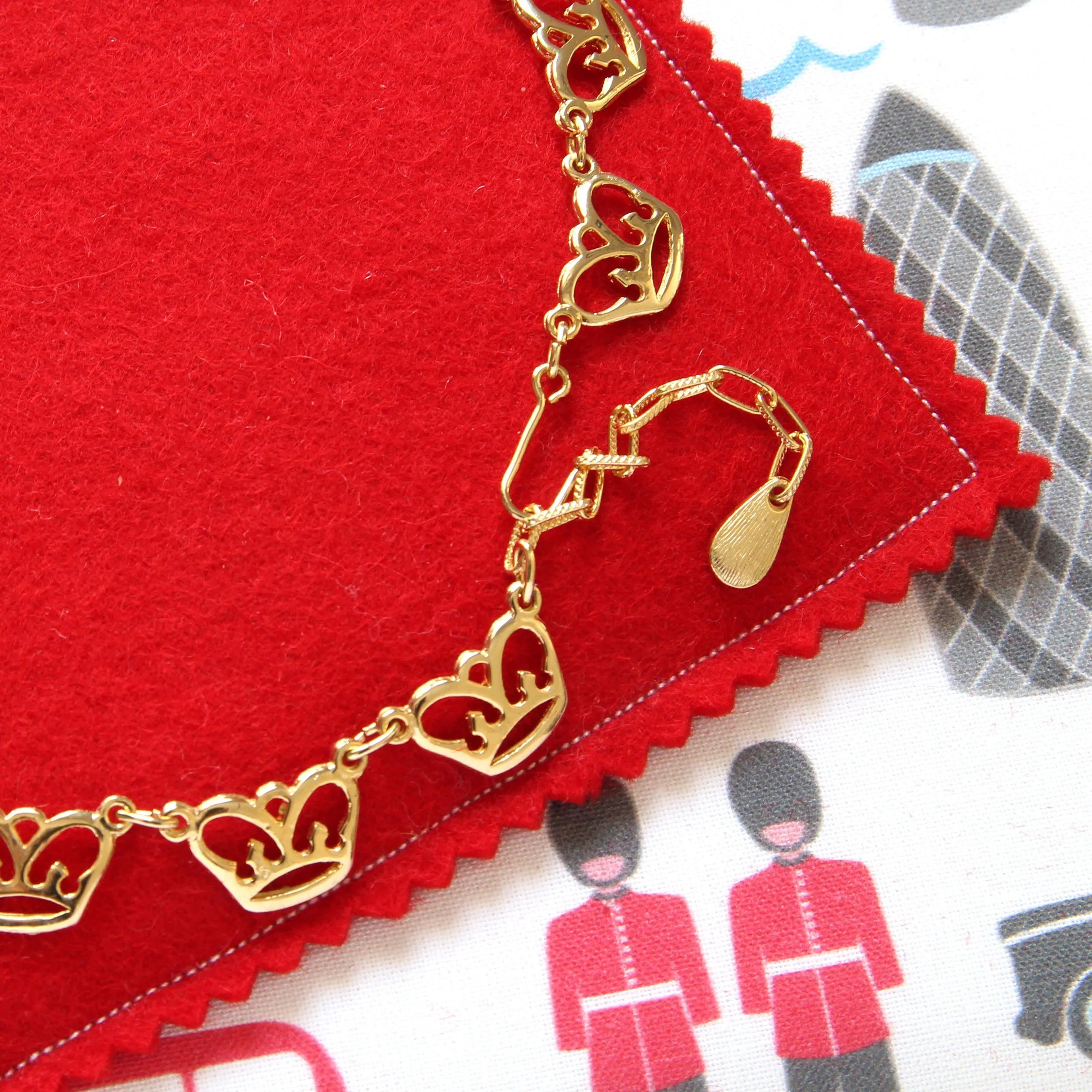 Vintage Crowns Necklace