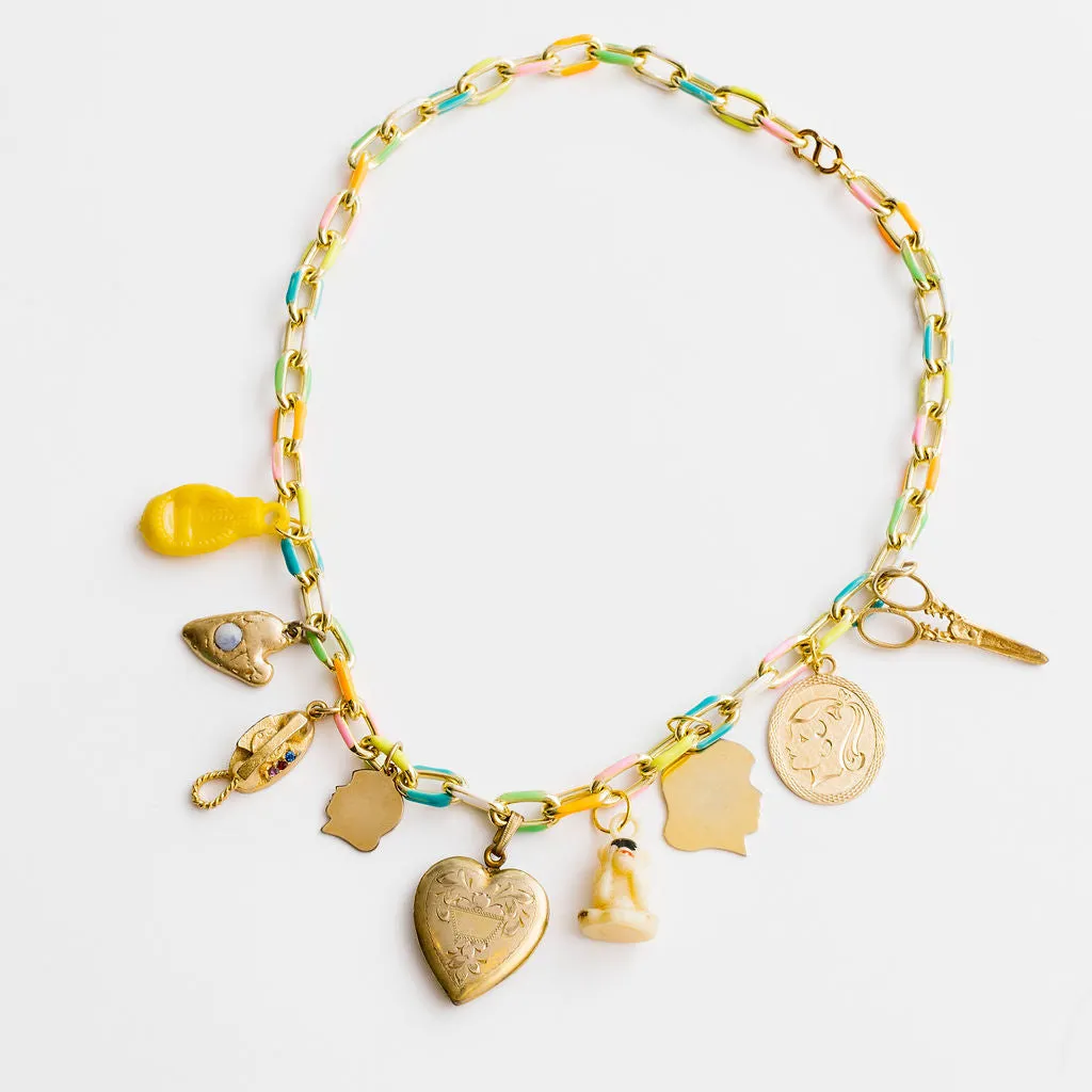 Vintage Home is Where the Heart is Charms | Charm Bracelet & Necklace | Custom Charm Jewelry