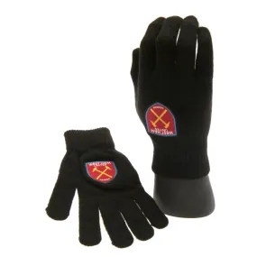 West Ham United FC Knitted Gloves for Juniors