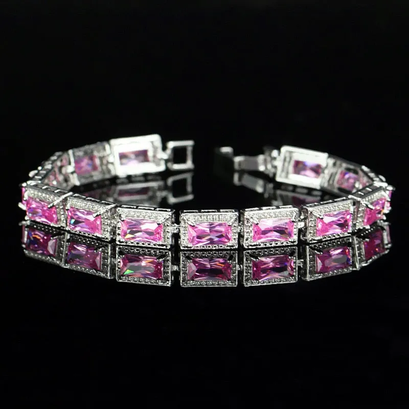 White Gemstone Bracelet