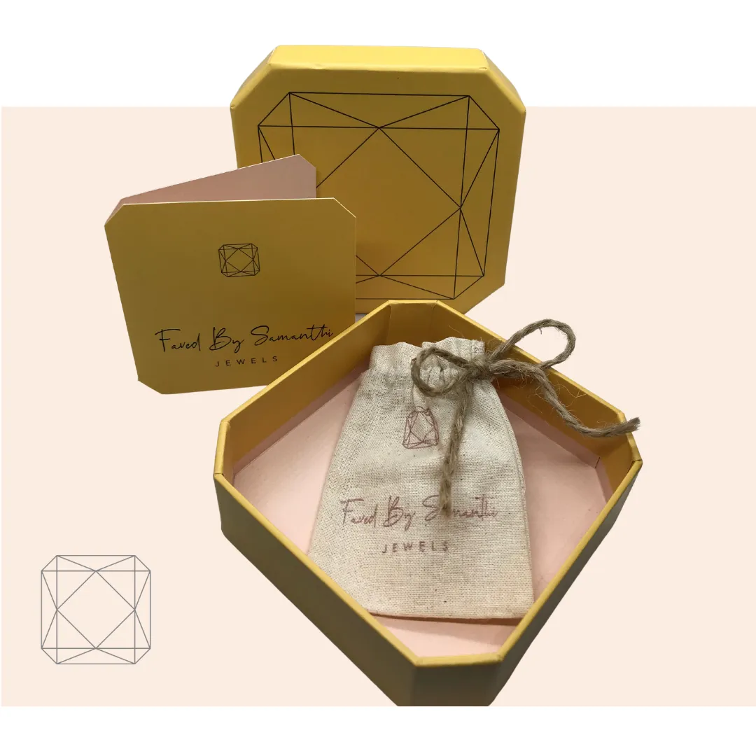 White Topaz, Lemon Quartz Plated Yellow Gold Silver Necklace | Sparkle Stargaze Asscher Necklace