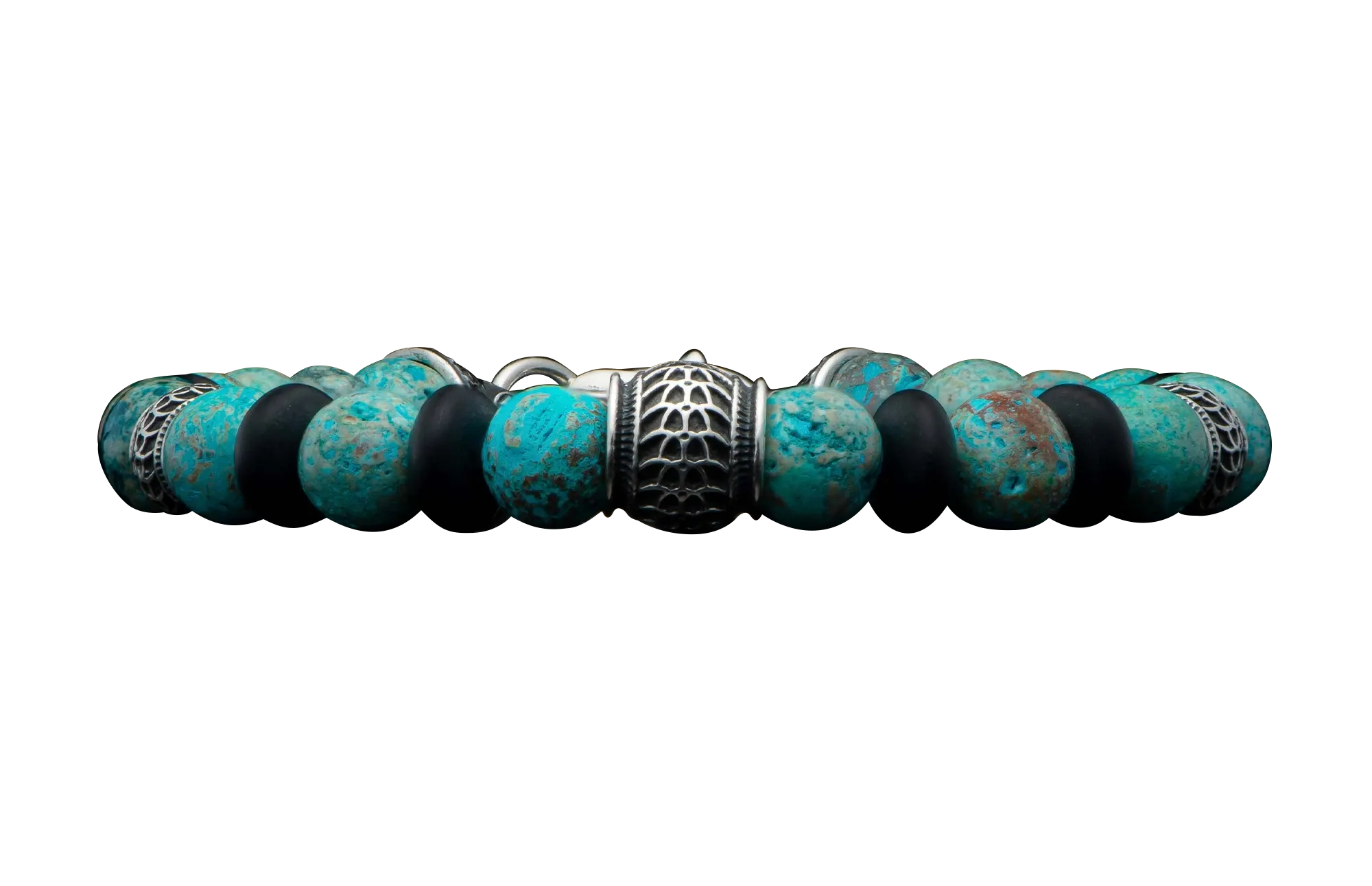 William Henry Newport Blue Agate Bracelet