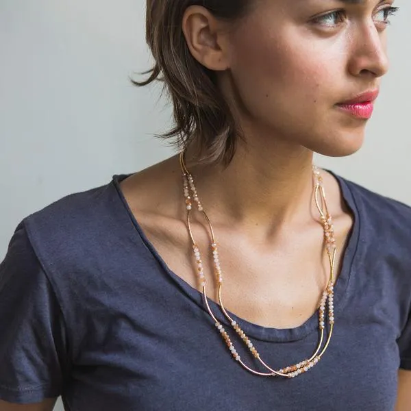 Wrap ivory combo/gold -She Believed she could