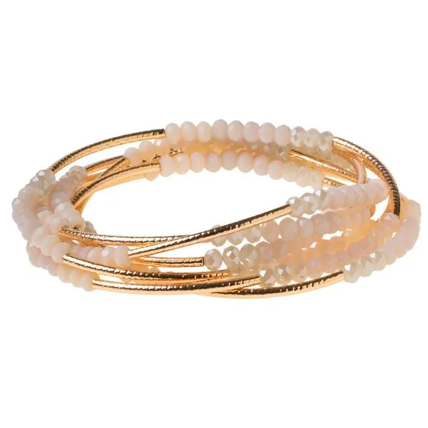 Wrap ivory combo/gold -She Believed she could