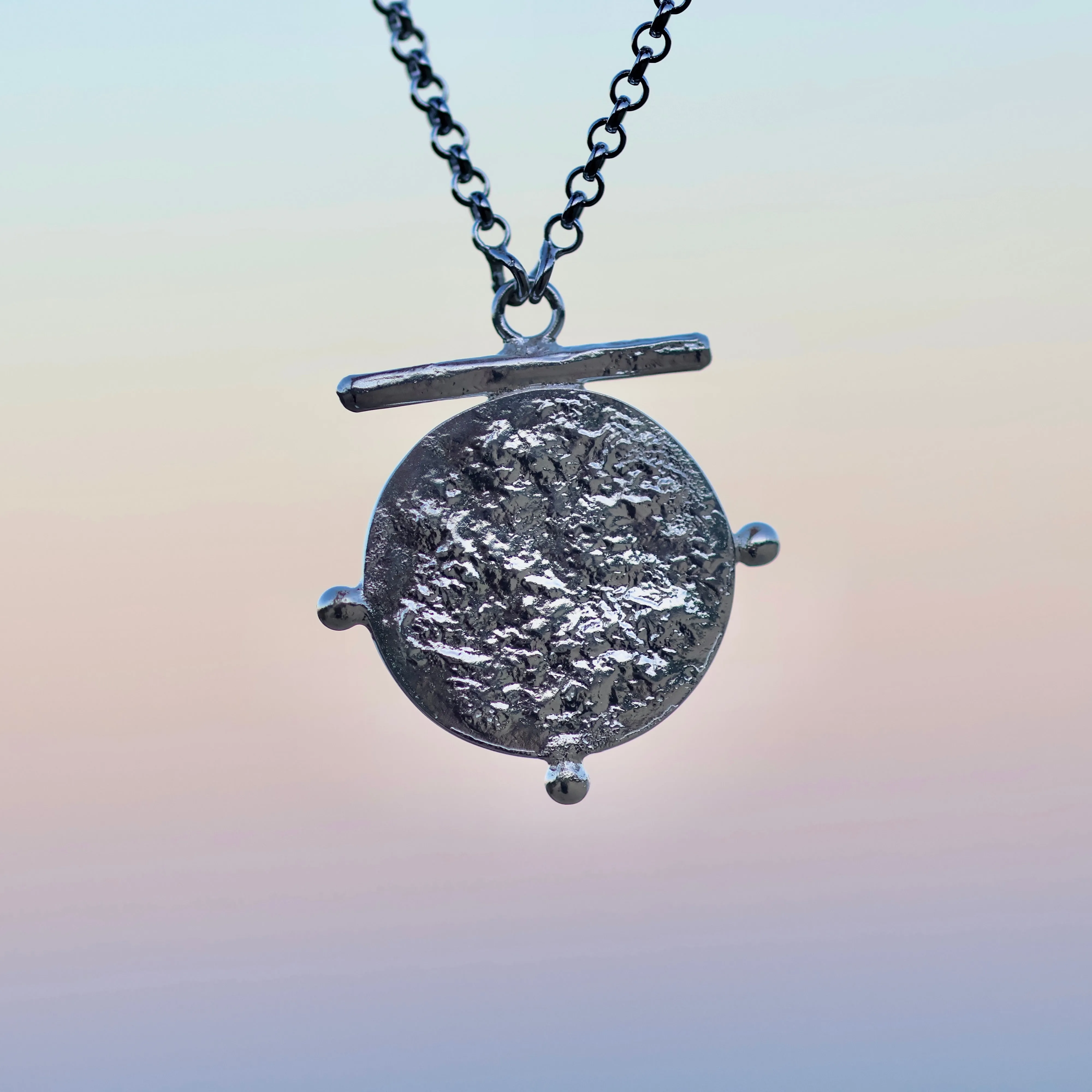 Yin Yang Silver Necklace