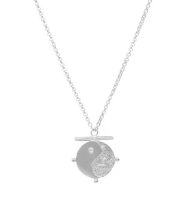 Yin Yang Silver Necklace