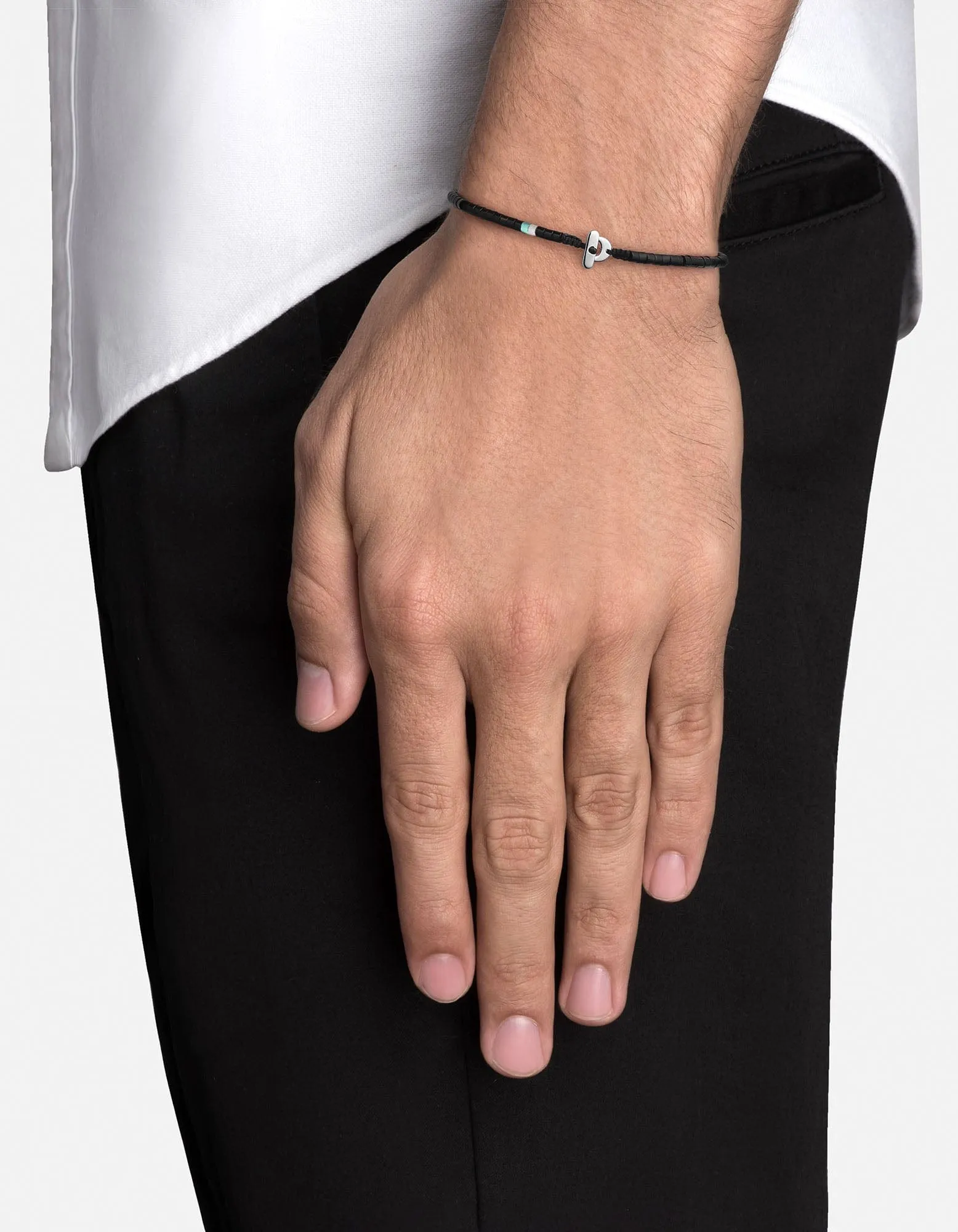 Zane Onyx Bracelet, Sterling Silver